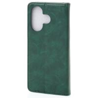 чехол-книга DC ELEGANT для Xiaomi Redmi 13 темно-зеленый