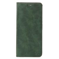 чехол-книга DC ELEGANT для Xiaomi Redmi 15 (169 mm) темно-зеленый