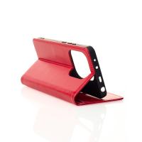 чехол-книга DC ELEGANT для Xiaomi Redmi Note 14 4G Global красный