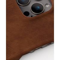 Чехол LEATHER Case для iPhone 14 brown