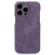 Чехол LEATHER Case для iPhone 14 Pro Max deep purple