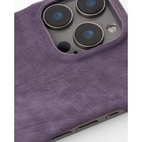 Чехол LEATHER Case для iPhone 15 Pro Max deep purple