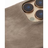 Чехол LEATHER Case для iPhone 16 Pro natural titanium