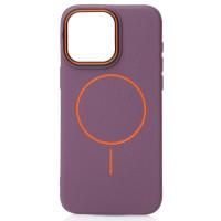 Чехол MagSafe Beats Case Leather Textured для iPhone 14 Pro Max deep purple