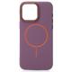 Чехол MagSafe Beats Case Leather Textured для iPhone 14 Pro Max deep purple