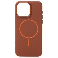 Чехол MagSafe Beats Case Leather Textured для iPhone 14 Pro Max desert titanium