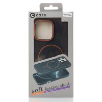 Чехол MagSafe Beats Case Leather Textured для iPhone 16 Pro Max black