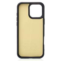 Чехол MagSafe Beats Case Leather Textured для iPhone 16 Pro Max black