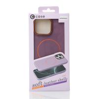 Чехол MagSafe Beats Case Leather Textured для iPhone 16 Pro Max deep purple