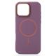 Чехол MagSafe Beats Case Leather Textured для iPhone 16 Pro Max deep purple