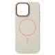 Чехол MagSafe Beats Case Leather Textured для iPhone 16 Pro Max natural titanium