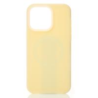 Чехол MagSafe Liquid Silicone Full для iPhone 15 Pro Max sunglow