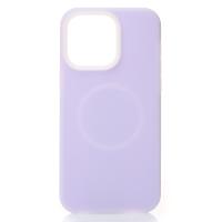 Чохол MagSafe Liquid Silicone Full для iPhone 15 Pro Max violet