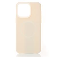 Чехол MagSafe Liquid Silicone Full для iPhone 15 Pro Max cream