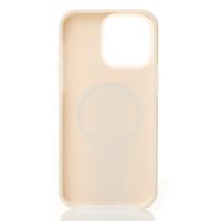 Чехол MagSafe Liquid Silicone Full для iPhone 15 Pro Max cream