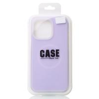 Чехол MagSafe Liquid Silicone Full для iPhone 15 Pro violet