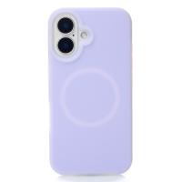 Чехол MagSafe Liquid Silicone Full для iPhone 16 violet