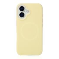 Чехол MagSafe Liquid Silicone Full для iPhone 16 sunglow