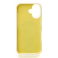Чехол MagSafe Liquid Silicone Full для iPhone 16 sunglow