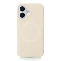 Чехол MagSafe Liquid Silicone Full для iPhone 16 cream