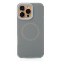 Чехол MagSafe Liquid Silicone Full для iPhone 16 Pro Max stone gray