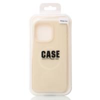 Чехол MagSafe Liquid Silicone Full для iPhone 16 Pro Max cream