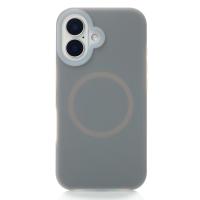 Чехол MagSafe Liquid Silicone Full для iPhone 16 stone gray
