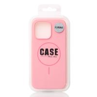 Чехол MagSafe Silicone Beats Case для iPhone 15 Pro Max pink