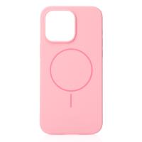 Чехол MagSafe Silicone Beats Case для iPhone 15 Pro Max pink