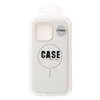 Чехол MagSafe Silicone Beats Case для iPhone 15 Pro Max white