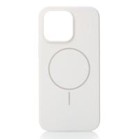Чехол MagSafe Silicone Beats Case для iPhone 15 Pro Max white