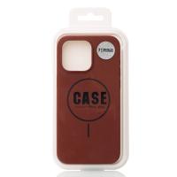Чехол MagSafe Silicone Beats Case для iPhone 15 Pro Max brown