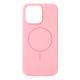 Чехол MagSafe Silicone Beats Case для iPhone 15 Pro pink