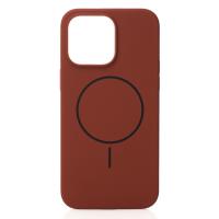 Чехол MagSafe Silicone Beats Case для iPhone 15 Pro Max brown