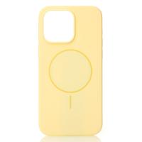 Силіконовий чохол Slim Ring Soft з підтримкою MagSafe для iPhone 15 sunglow