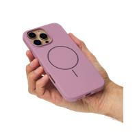 Чехол MagSafe Silicone Beats Case для iPhone 16 Pro Max lavander