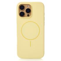 Силиконовый чехол Slim Ring Soft с поддержкой MagSafe для iPhone 16 Pro sunglow
