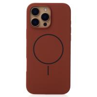Чехол MagSafe Silicone Beats Case для iPhone 16 Pro brown
