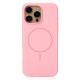 Чехол MagSafe Silicone Beats Case для iPhone 16 Pro pink