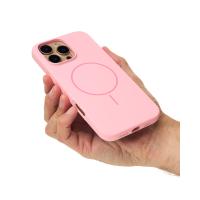 Чехол MagSafe Silicone Beats Case для iPhone 16 Pro pink