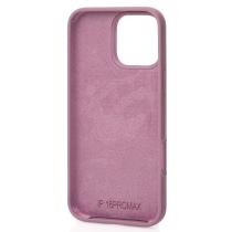 Силиконовый чехол Slim Ring Soft с поддержкой MagSafe для iPhone 16 Pro lavander