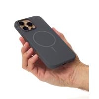 Чехол MagSafe Silicone Beats Case для iPhone 16 Pro Max stone gray
