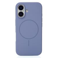 Чехол MagSafe Silicone Beats Case для iPhone 16 storm blue