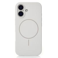 Чохол MagSafe Silicone Beats Case для iPhone 16 white