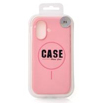 Силиконовый чехол Slim Ring Soft с поддержкой MagSafe для iPhone 16 pink