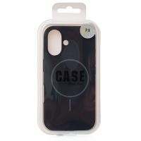 Чехол MagSafe Silicone Beats Case для iPhone 16 black