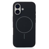 Чехол MagSafe Silicone Beats Case для iPhone 16 black