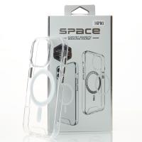 Чехол MagSafe SPACE CASE для iPhone 16 Pro прозрачный