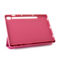 Чохол зі штучної шкіри SmartCover для планшета Samsung Galaxy Tab S9 FE малиновий