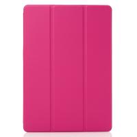 Чохол зі штучної шкіри SmartCover для планшета Samsung Galaxy Tab S9 / S9 FE / S10 FE малиновий